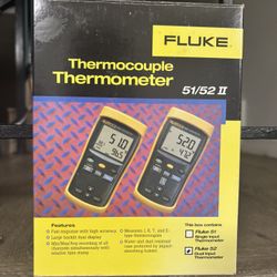 New FLUKE-52-2 Dual Input Digital Thermometer