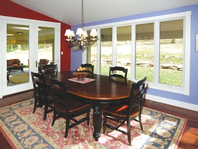 Dining Table, Leafs, Chairs & High Top Chairs
