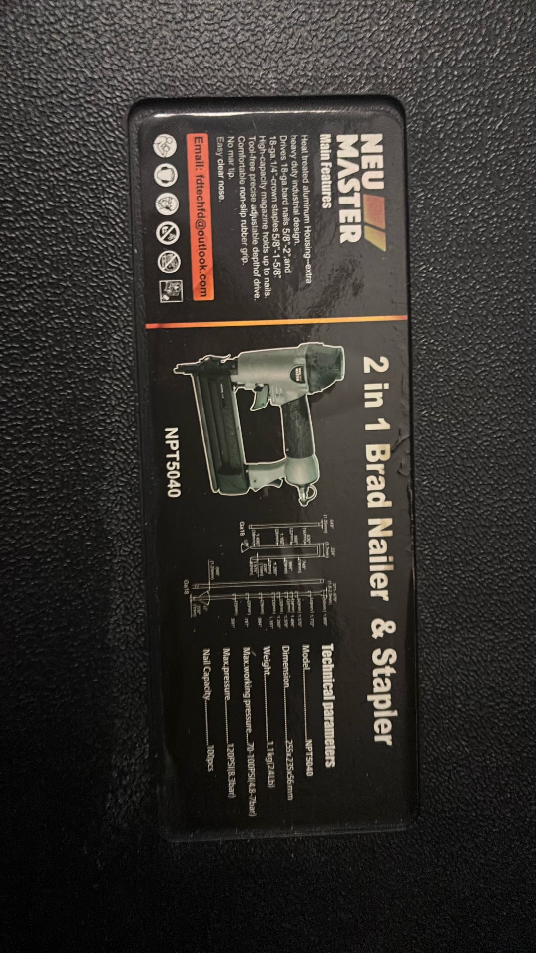 2 In 1 Brad Nailer & Stapler