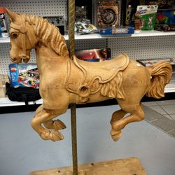 Wooden Carousel Horse