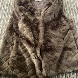 H.M. Vest Fur Coat