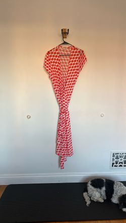 Boden Orange Wrap Dress size 16-18