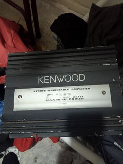 Kenwood Stereo Bridgeable Car Amplifier