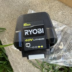 40V Lithium-lon 6.0 Ah High Capacity Battery