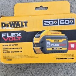 Dewalt 60v Flexvolt Battery 9.0 Ah Brand New 