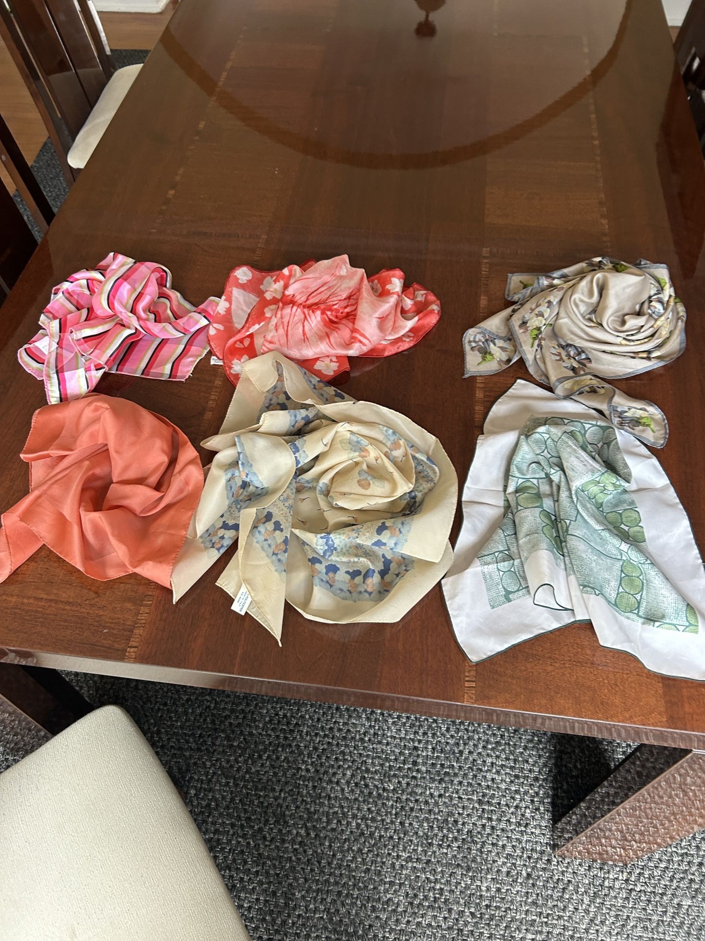 Scarf flat collection, the sexy sex, Vera Bradley design, designer, silk, Italian, etc.