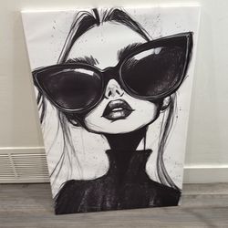 24” X 36” Modern Art on Canvas