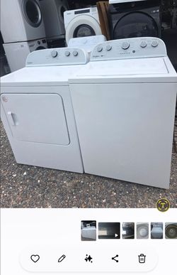 Whirlpool Washer and dryer set both works good 💯