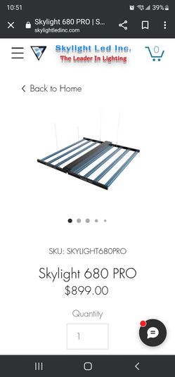Hydroponics Led Foldable Lights