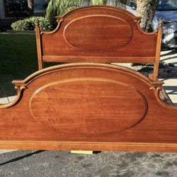 Cal King Head And Foot Boards With Side Rails And Slats