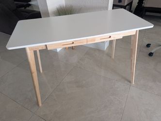 Desk with a kids chair