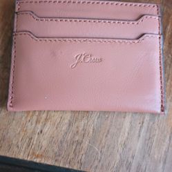 JC Crew Wallet Credit Card. Brown .New