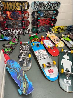 Custom skateboard decks and tools