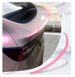 Pink Tesla Model 3 Spoiler