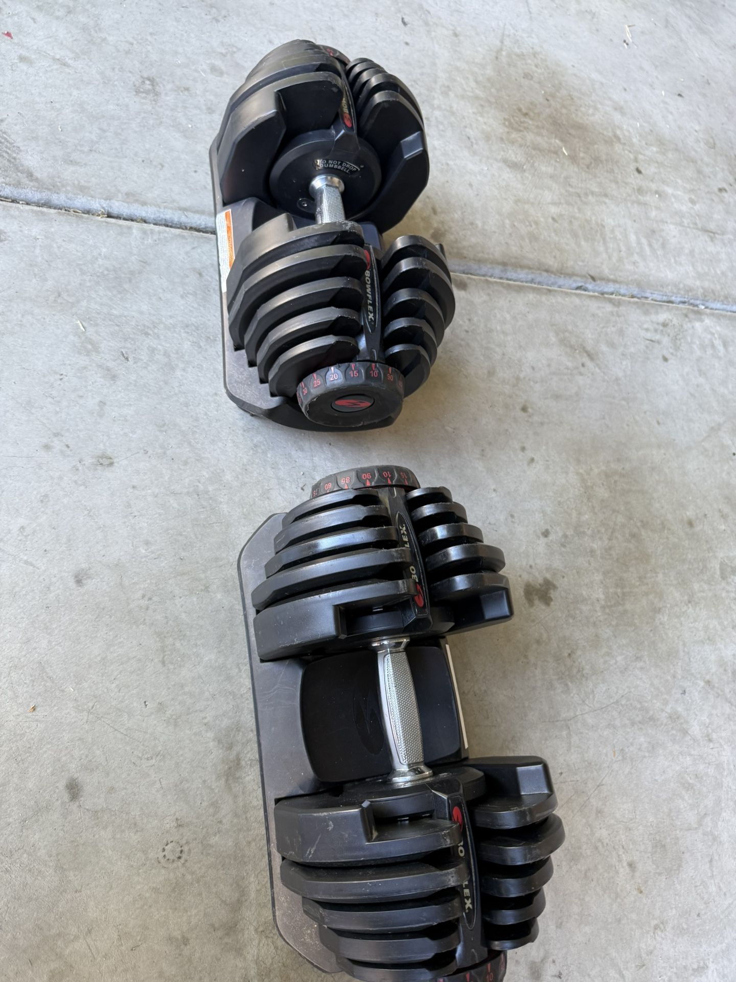 90lb adjustable dumbbells x2 with bench