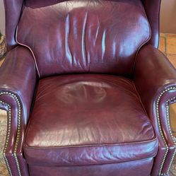 Hankock & Moore Leather Recliner 