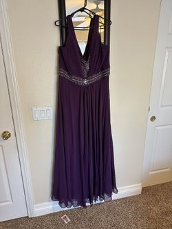 Purple Beaded/sequin Dress For Prom