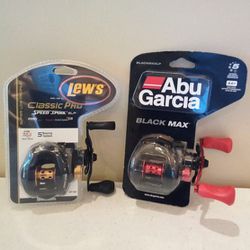 Abu Garcia Black Max & Lew's Classic Pro Baitcast Fishing Reels for Sale in  Portland, OR - OfferUp