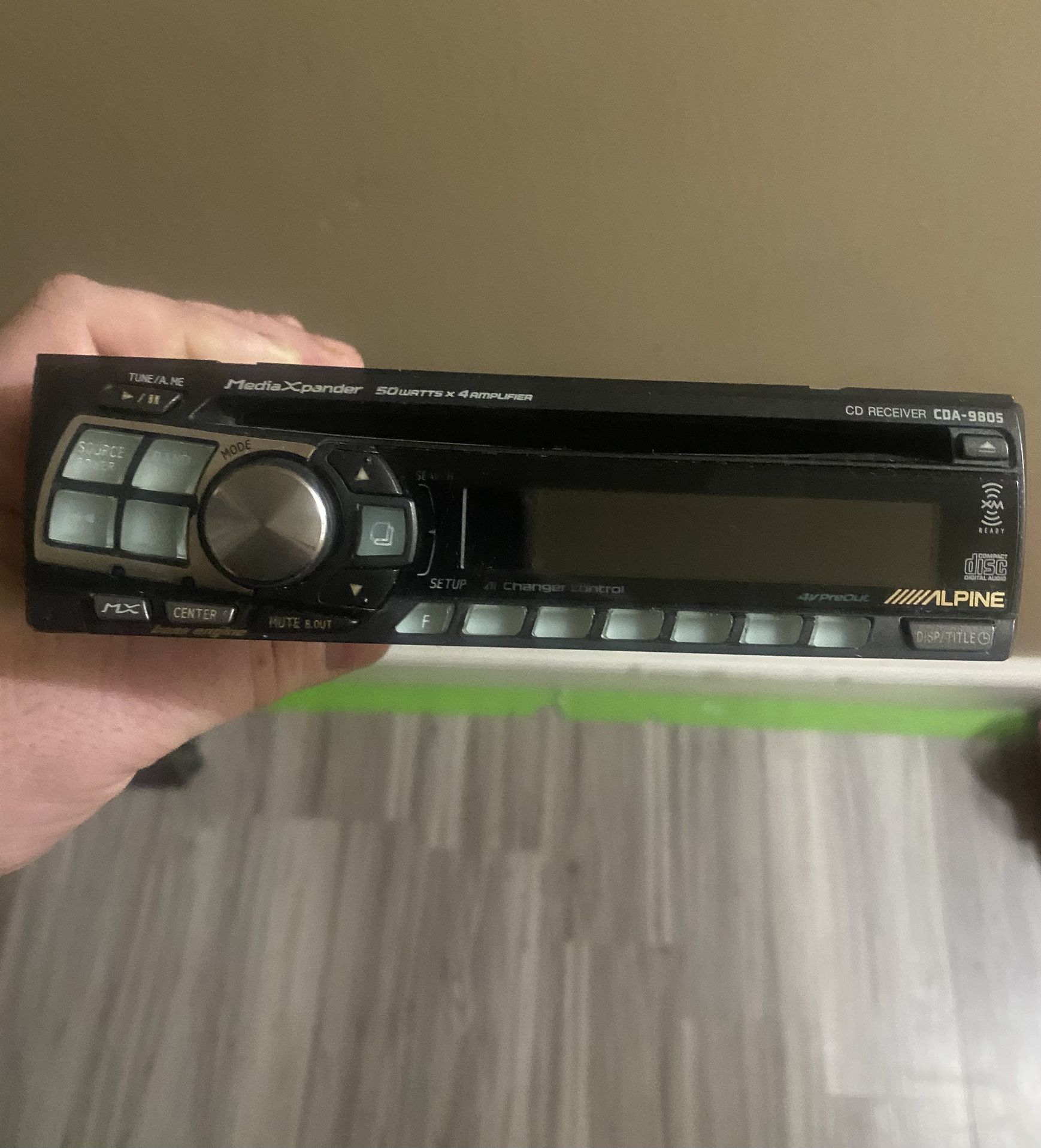 OLD SCHOOL ALPINE CDA 9805