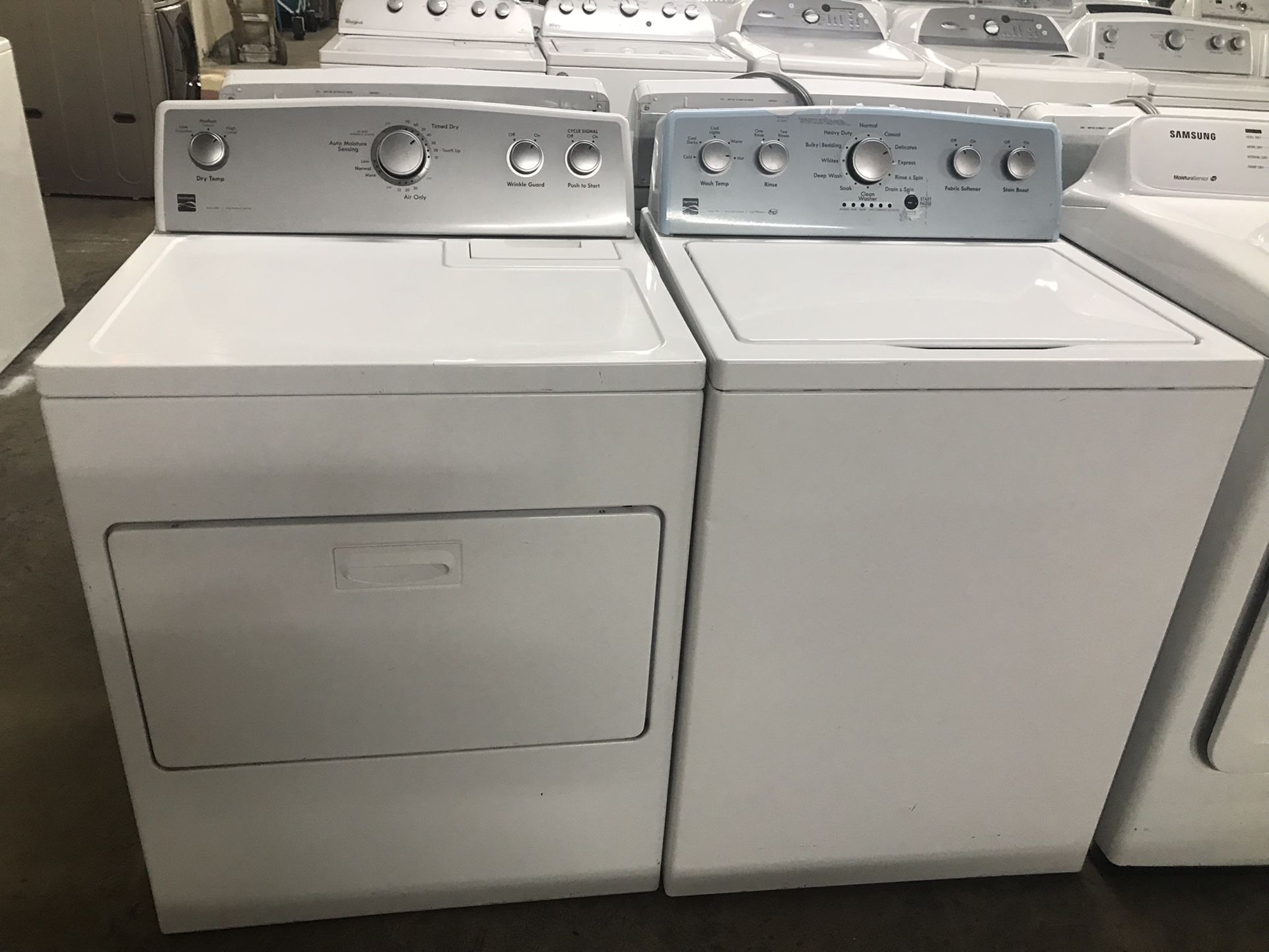 Kenmore Washer And Dryer Set!!