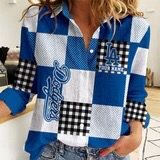 LIMITED EDITION - New Customized Los Angeles DODGERS Women Casual shirt, Size XXL