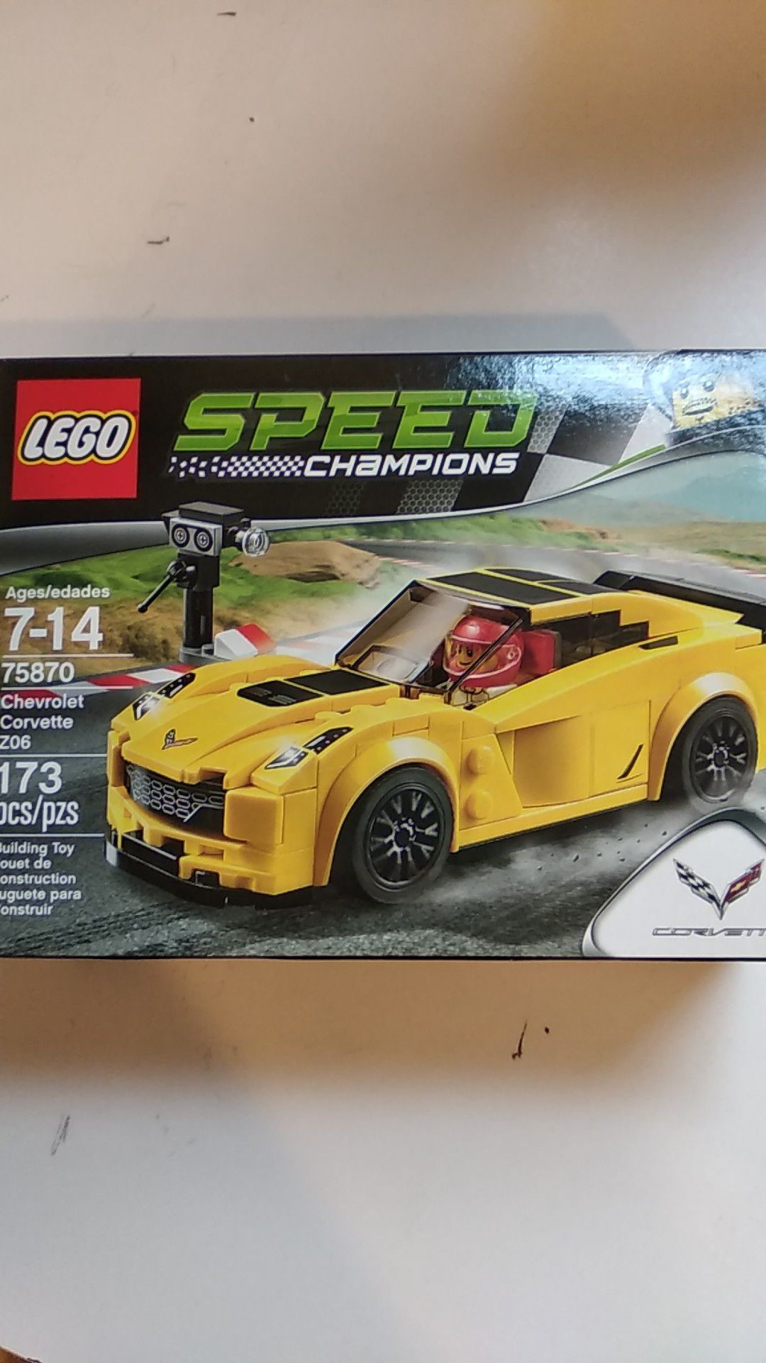 New Lego 75870 Speed Champions Chevrolet Corvette Z06