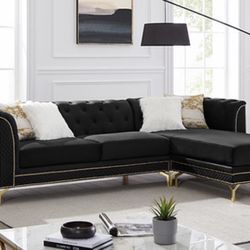Black Sectional 