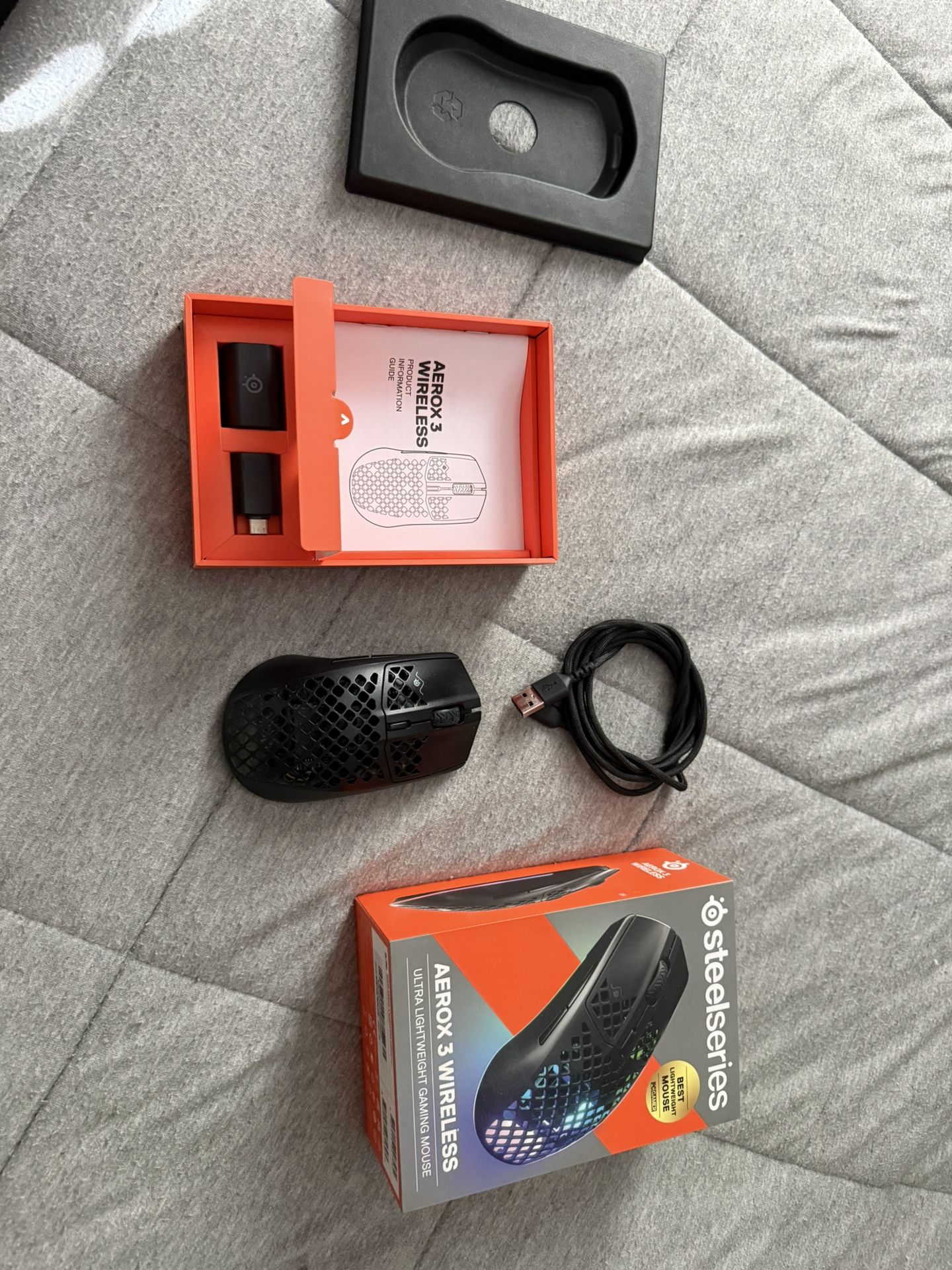 Steelseries Aerox 3 Super Lightweight Wireless Gaming mouse 