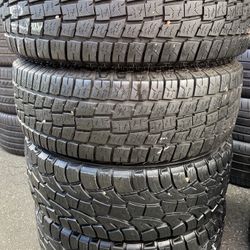 4 Llantas Usadas Lt 285/75/16 Son 2 Cooper Discoverer & 2 Lionhart $260 Las 4
