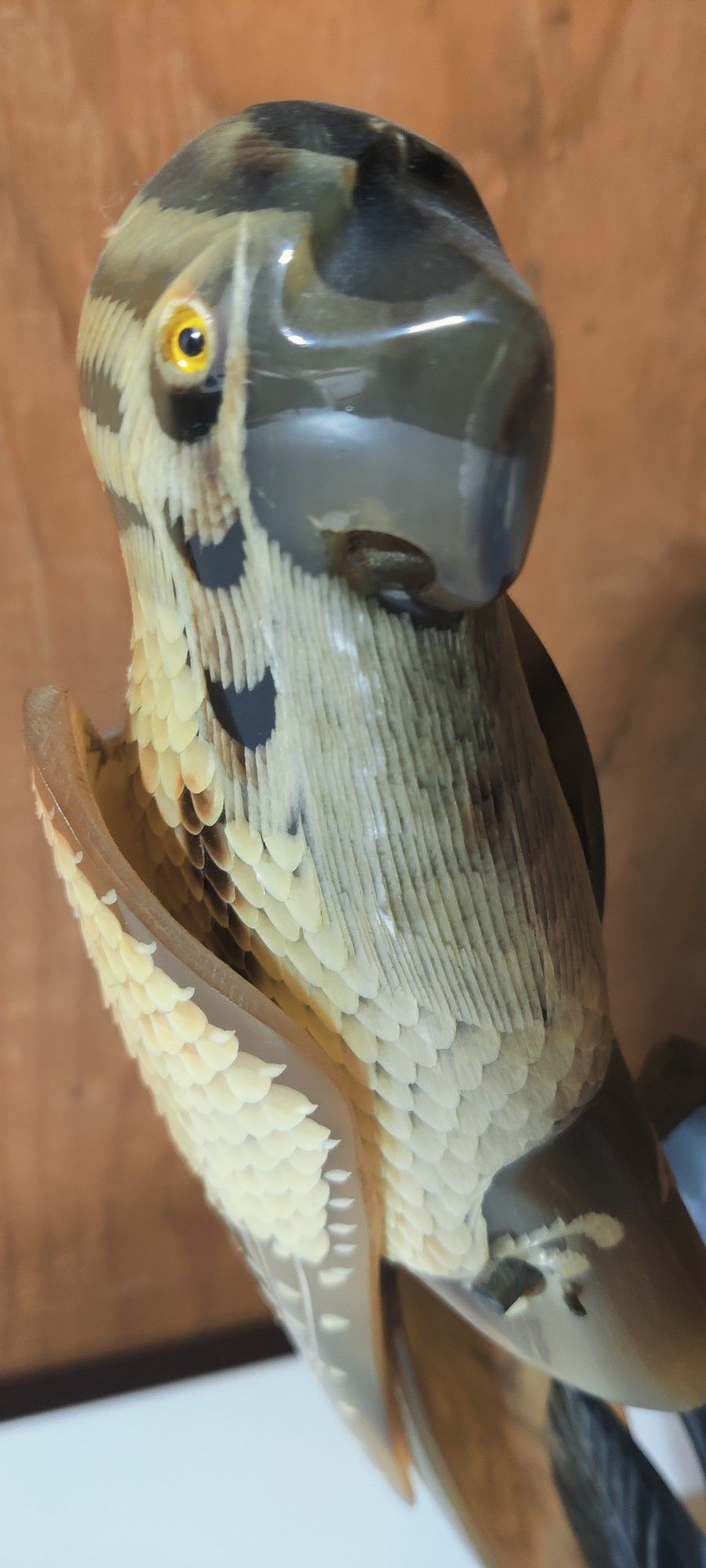 Vintage Parrot Statue Love Birds Antique Beautiful Art