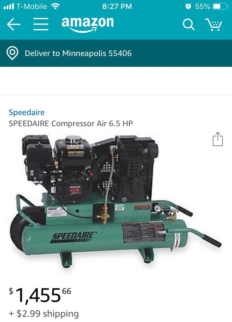 SPEEDAIRE AIR COMPRESSOR
