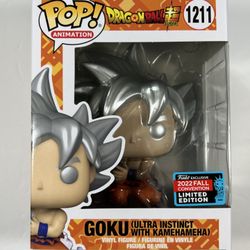 Funko Goku Ultra Instinct Kamehameha 1211 NYCC 2022 Fall convention IN HAND