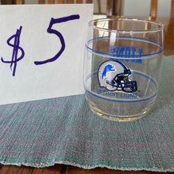 Detroit Lions Glass