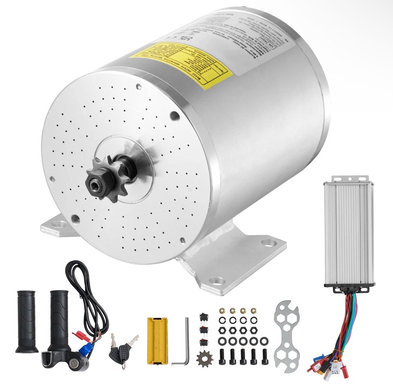 Uimoso 2000W Electric Brushless DC Motor Kit 48V Motor with Speed Controller