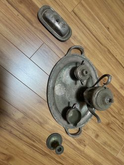 9 piece Vintage Silver plated set Rogers and Bro