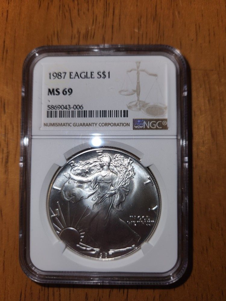 1987 Eagle Silver Dollar