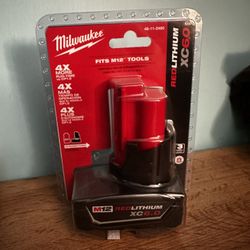 Milwaukee M12 6.0 Battery And Charger 