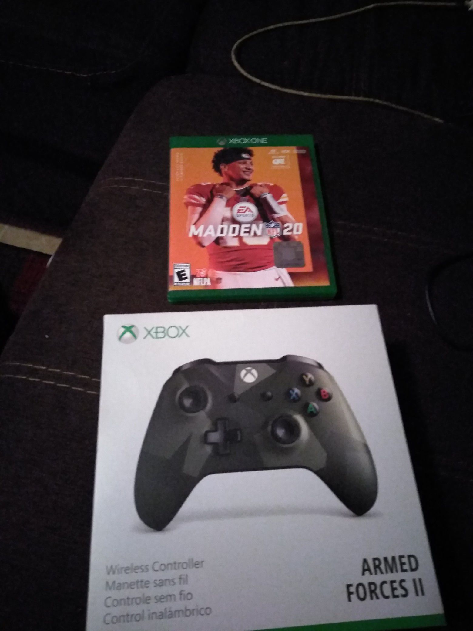 Madden 20 and Xbox one wireless controller