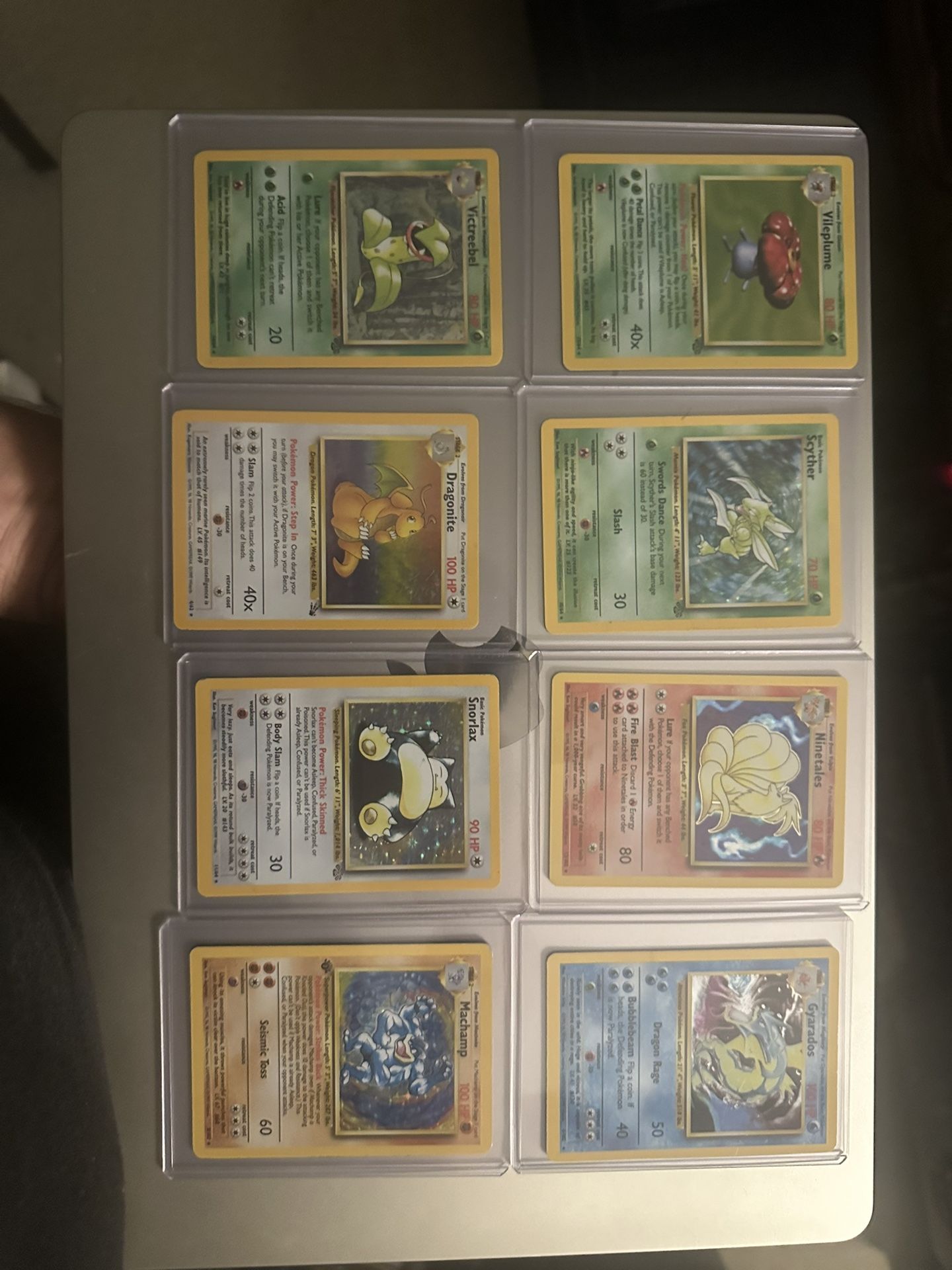 Base Set Pokemon Holos Plus a few Other Singles