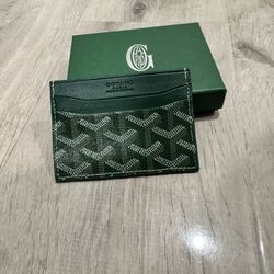 Goyard Cardholder Wallet Green