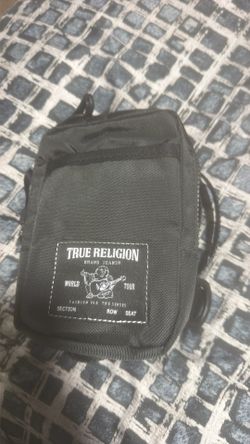 True Religion Black Fanny Pack