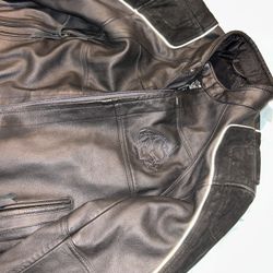 official Harley Davidson Leather Jacket Lrg 