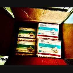 (6) New Packs Of Adult Diapers size small