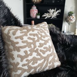 Beautiful NAUTICAL CORAL PILLOW