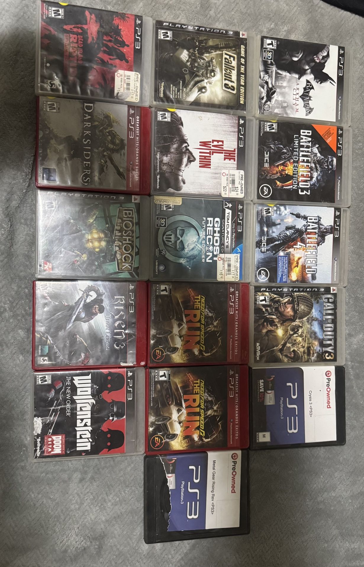 16 PS3 Games