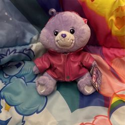 10” MWT Celebration Style Biker Share Care Bear