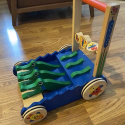 Activity wooden Baby Walker 
