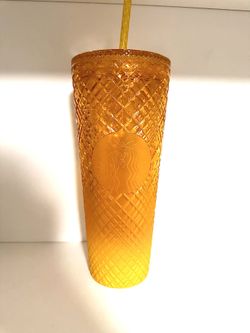 Summer Mango Orange Starbucks Cup