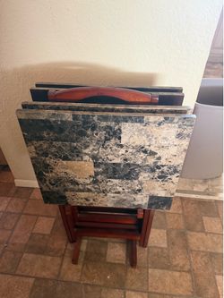 Free TV Tray Set