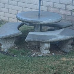 Concrete table